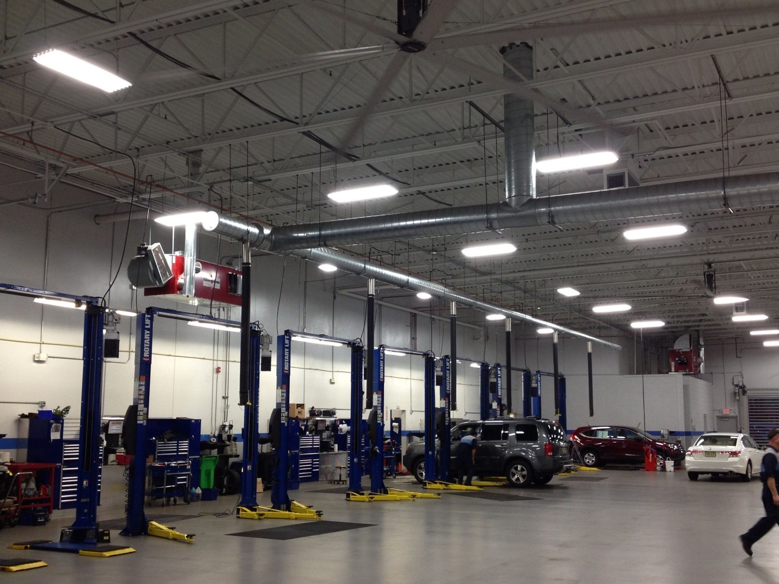 Collision repair workshop at Shop 21